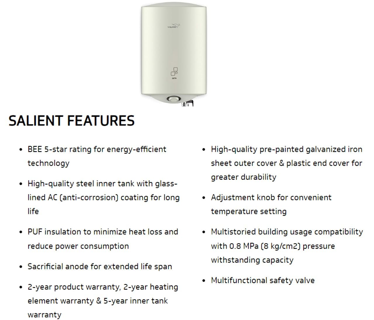 SA Enterprises Geyser